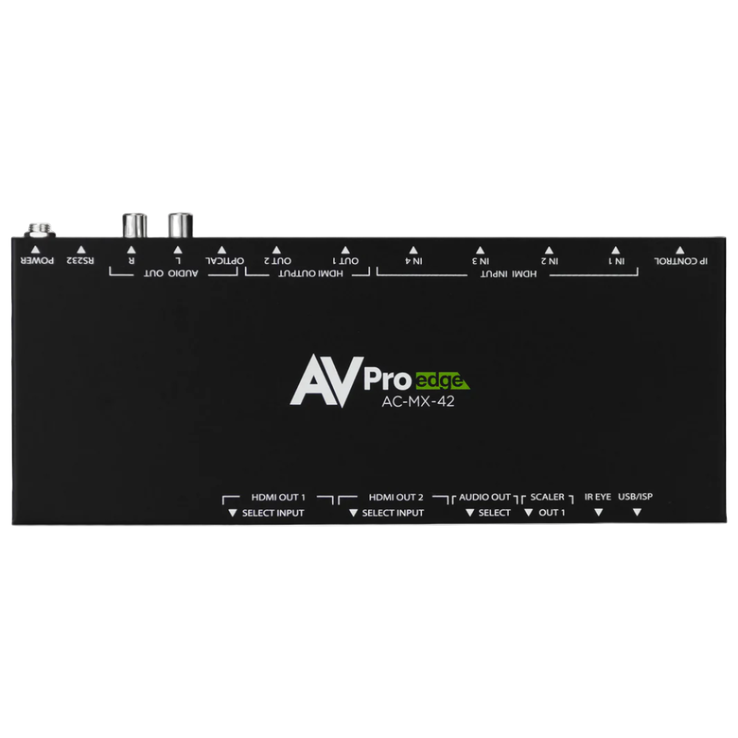 AVPro Edge AC-MX-42 18Gbps 4x2 Auto Switching HDMI Matrix Switcher
