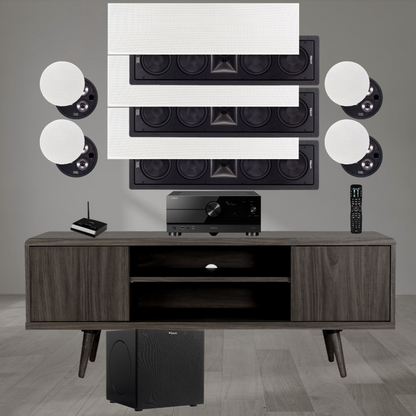 Best: Klipsch 7.1 In-Wall LCR and In-Ceiling Surround Sound (Sides and Rear)