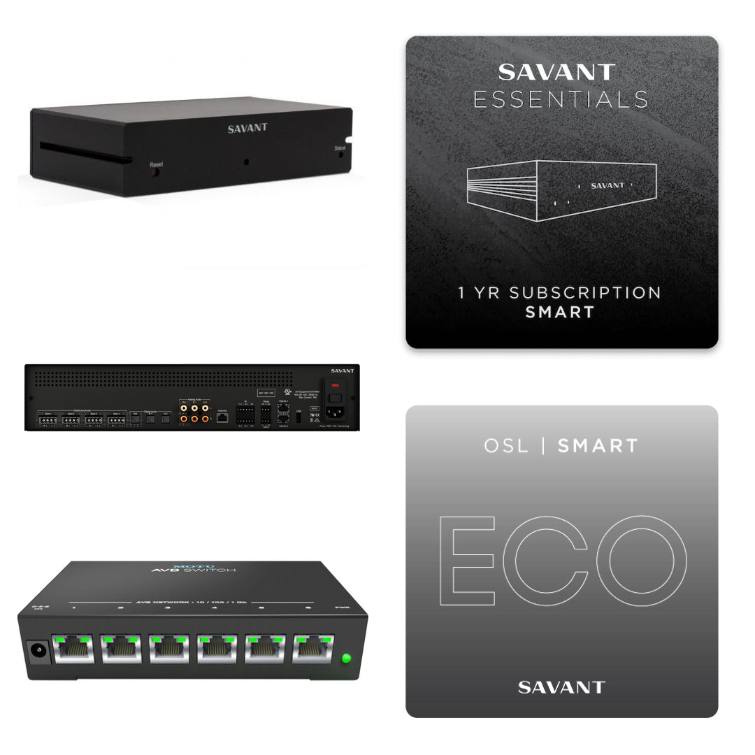 Better: Savant 8 Room Audio Distribution Package