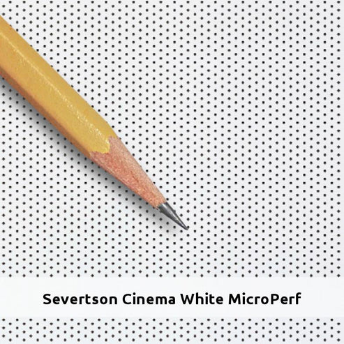 Thin Bezel Series 16:9 112" Cinema White Micro Perf