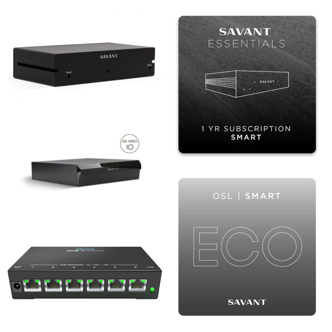 Good: Savant 8 Room Audio Distribution Package