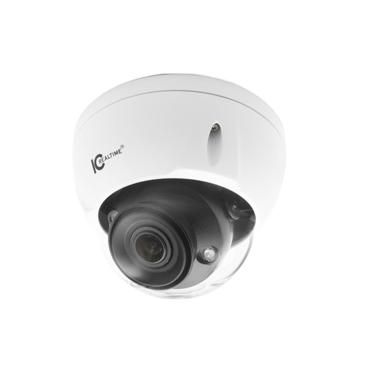 IC Realtime IPFX-D80V-IRW3 8MP Starlight Vandel-Proof Dome Network Camera (White)