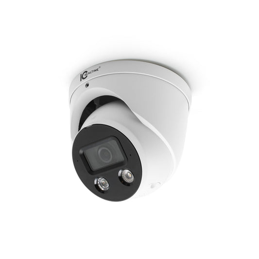 IC Realtime IPMX-E40F-ADW2 4MP Active Deterrence Eyeball Network (White)