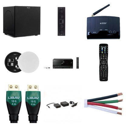 Best: Klipsch 7.1 In-Wall LCR and In-Ceiling Surround Sound (Sides and Rear)