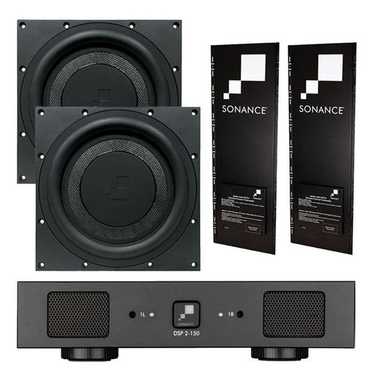 Sonance Reference Series R10SUB Kit (2x R10SUB, 2x R10SUB Enclosures, 1x DSP 2-150 MKII)