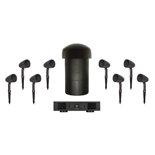 Sonance Garden Series SGS 8.1 System W/SR 2-125 AMP (8- SATS, 1 - SUB. 1 - 2-125 AMP)