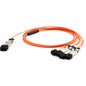 MXNet 10G 40G QSFP+ to 4x10 SFP+ Break-Out Active Optical Cable 1 Meter