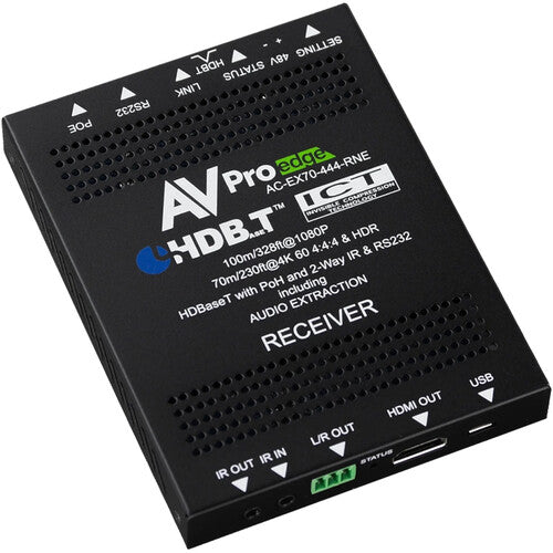AVPro Edge 70M 18Gbps HDBaseT Receiver Only with Power Supply