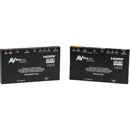 AVPro Edge AC-EXO-X-KIT 40Gbps 8K Fiber Optic Extender Kit