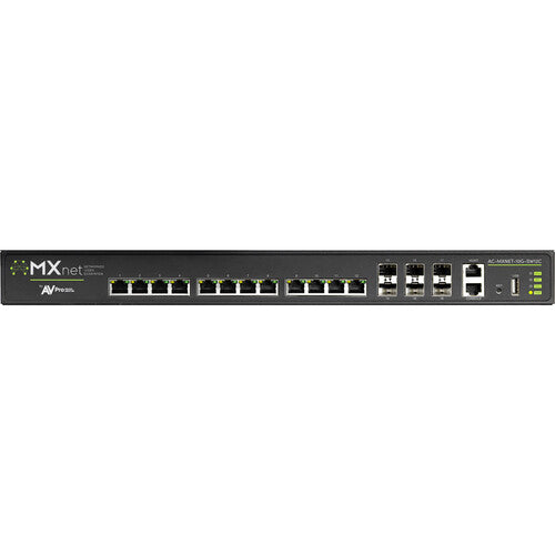 MXNet 10G 12 Port Copper PoE Network Switch