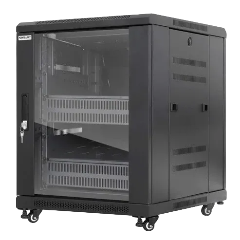Intellinet Pro Line Network Cabinet with Integrated Fans, 12U