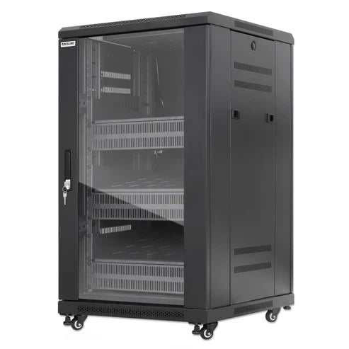 Intellinet Pro Line Network Cabinet with Integrated Fans, 18U