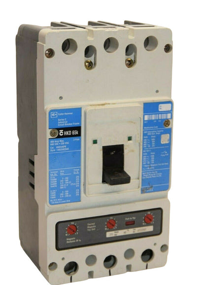 Eaton HKD3400F 400A 3 Pole Cutler Hammer Circuit Breaker